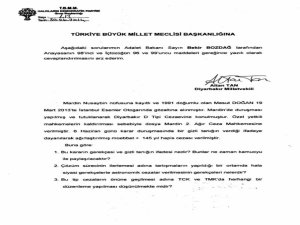 Doğan'a 145 yıl ceza verilmesi Meclis'e taşındı