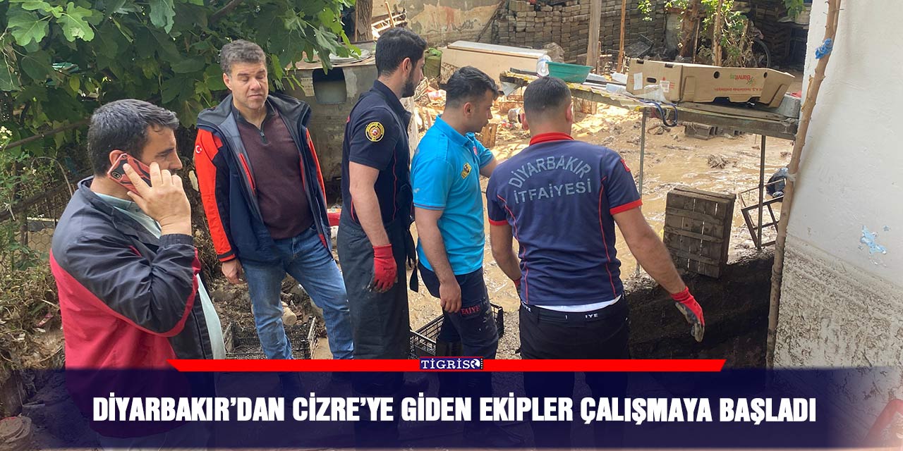 VİDEO - Diyarbakır’dan Cizre’ye giden ekipler çalışmaya başladı
