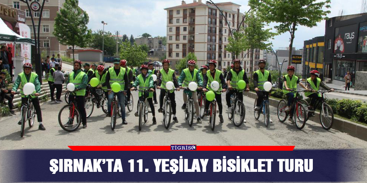 Şırnak’ta 11. Yeşilay Bisiklet Turu