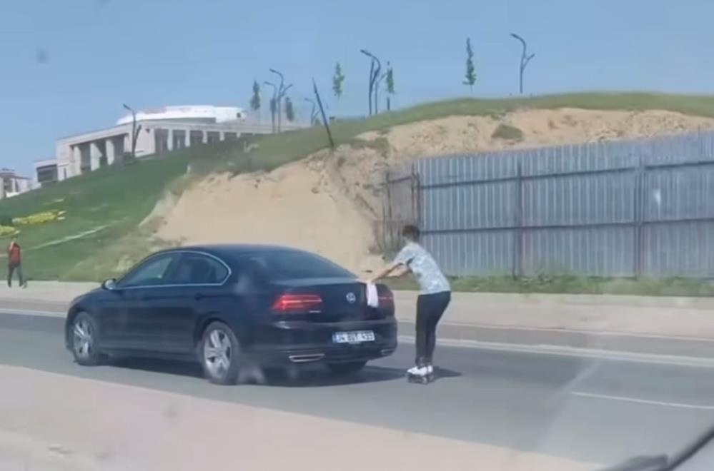 Batman’da patenli gencin tehlikeli yolculuğu