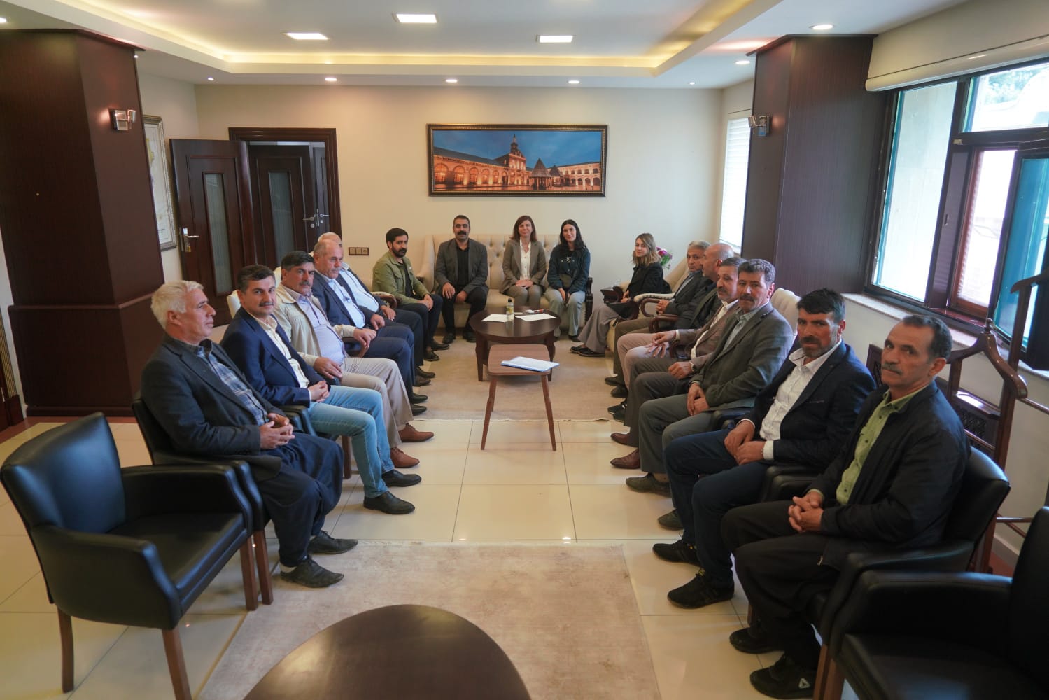 Eş Başkanlara ziyaret sürüyor