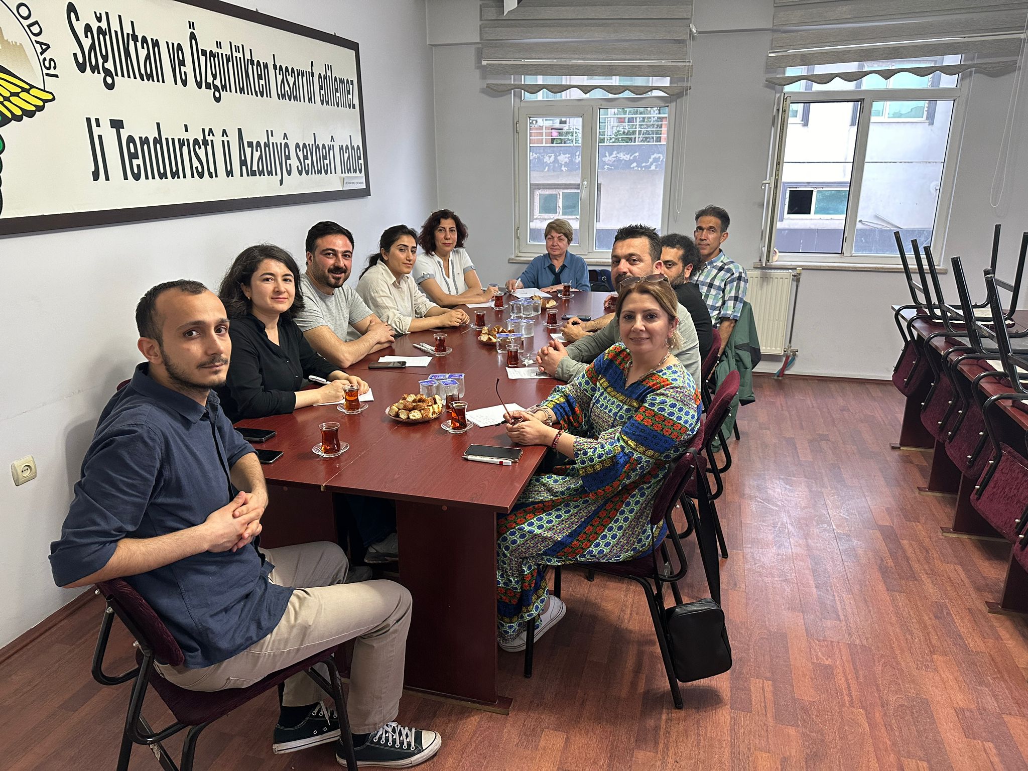 Diyarbakır Tabip Odası’nın yönetiminde görev dağılımı yapıldı