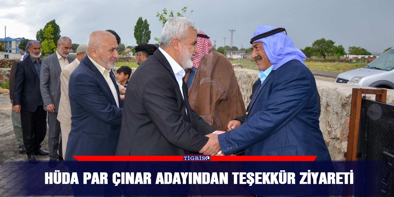 VİDEO - HÜDA PAR Çınar adayından teşekkür ziyareti