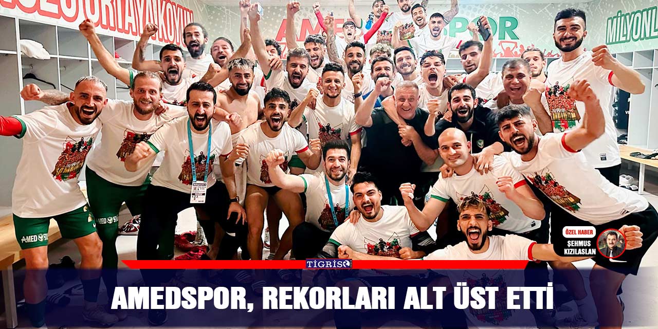 Amedspor, rekorları alt üst etti