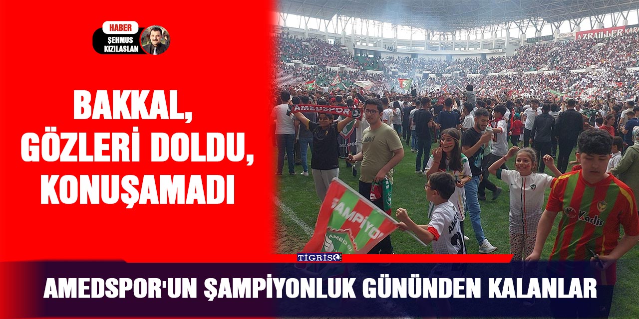 VİDEO - Amedspor'un şampiyonluk gününden kalanlar
