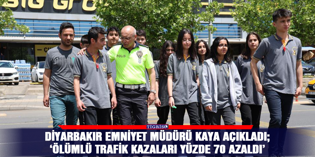 VİDEO - Diyarbakır emniyet Müdürü Kaya açıkladı; ‘Ölümlü trafik kazaları yüzde 70 azaldı’