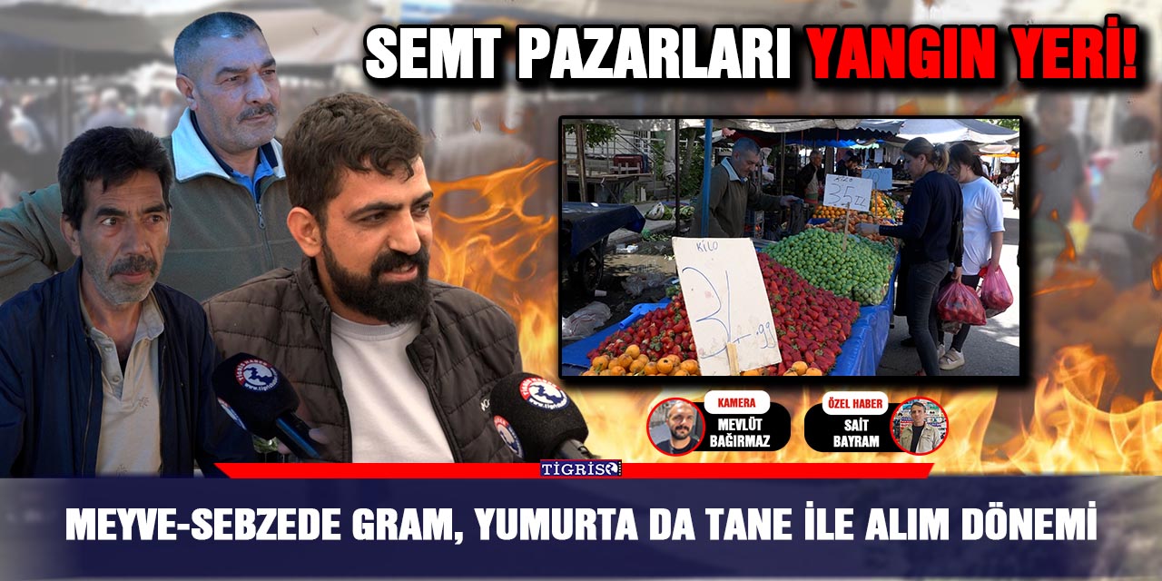 VİDEO - Meyve-sebzede gram, yumurta da tane ile alım dönemi