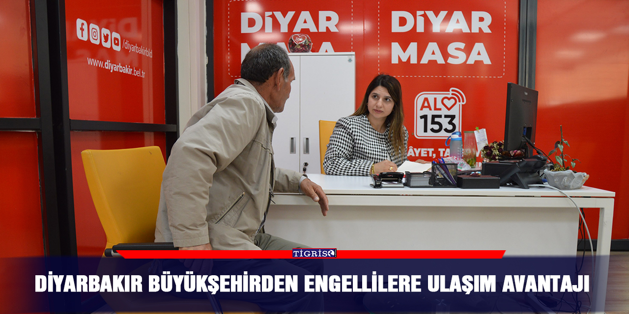 Diyarbakır Büyükşehirden engellilere ulaşım avantajı