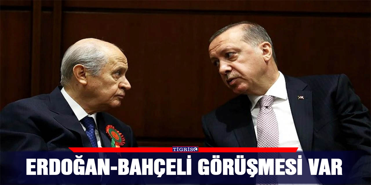 Erdoğan-Bahçeli görüşmesi var