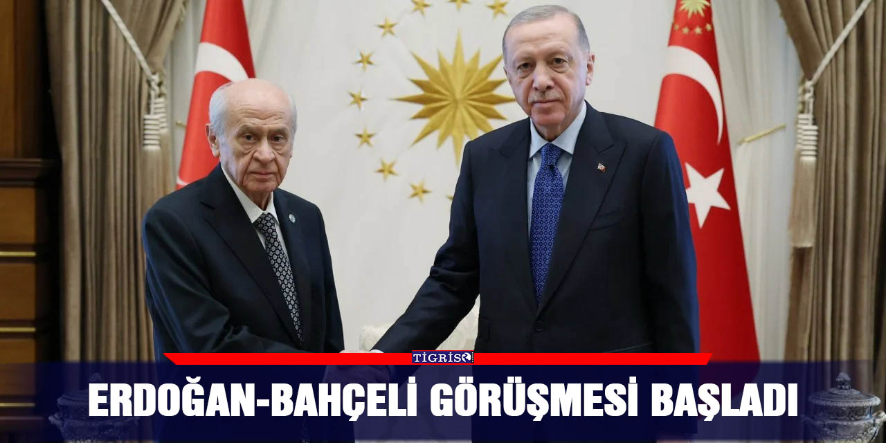 Erdoğan-Bahçeli görüşmesi başladı