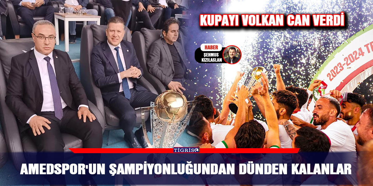 VİDEO-Amedspor'un Şampiyonluk kutlamalarından kalanlar
