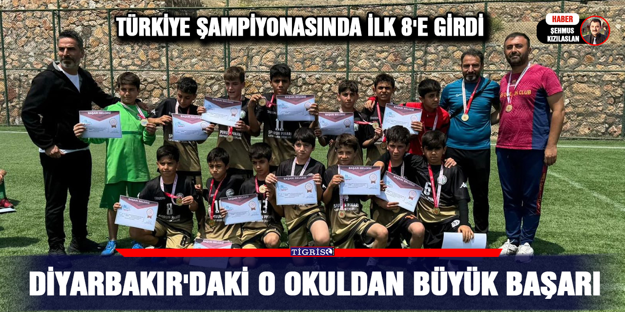 Diyarbakır'daki o okuldan büyük başarı