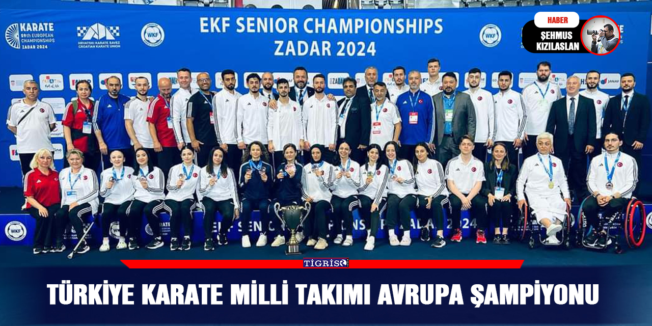 Türkiye Karate Milli Takımı Avrupa şampiyonu