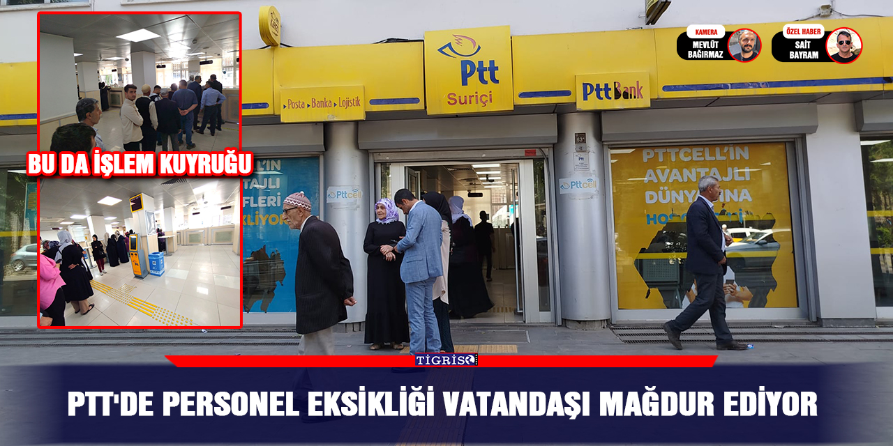 VİDEO - PTT'de personel eksikliği vatandaşı mağdur ediyor