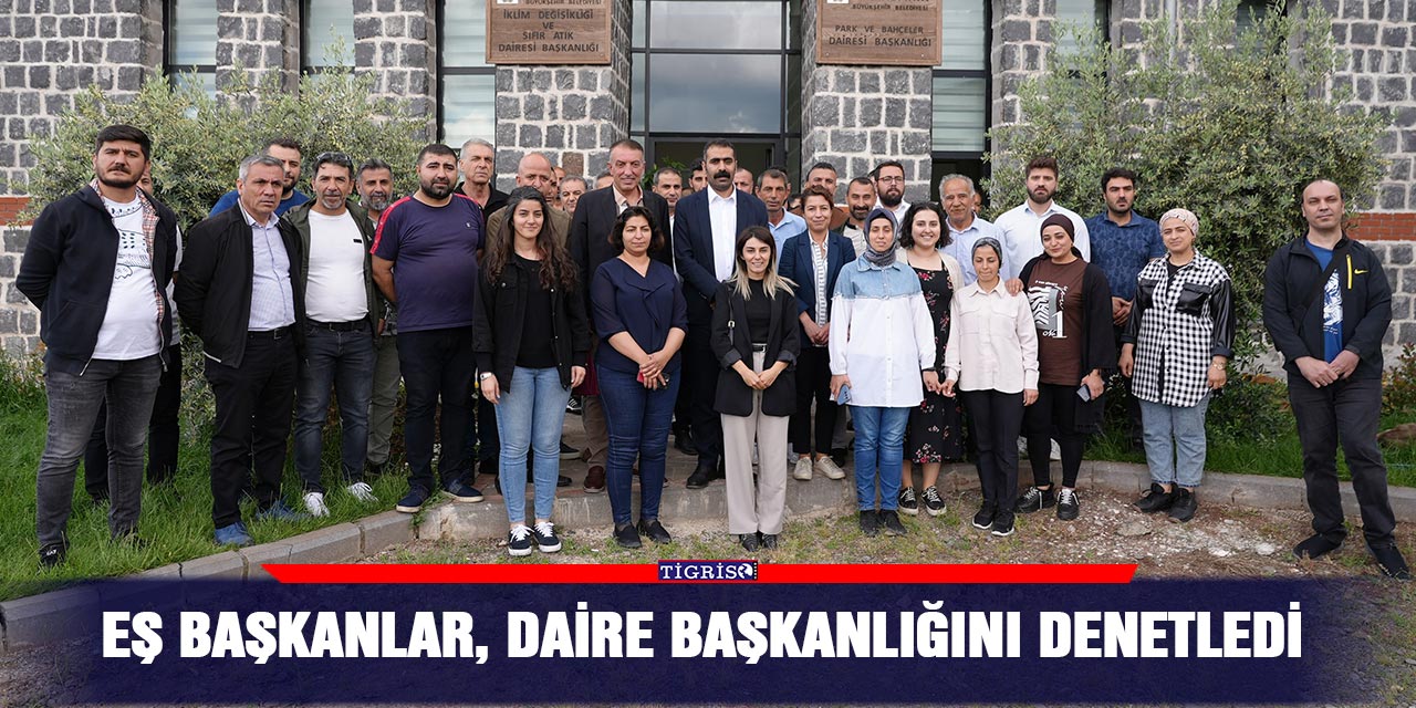 Eş başkanlar, daire başkanlığını denetledi