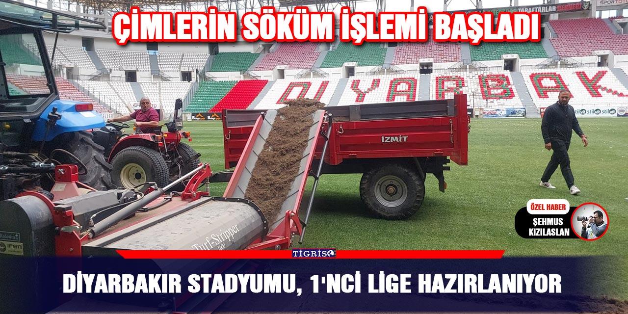 VİDEO - Diyarbakır Stadyumu, 1'nci lige hazırlanıyor