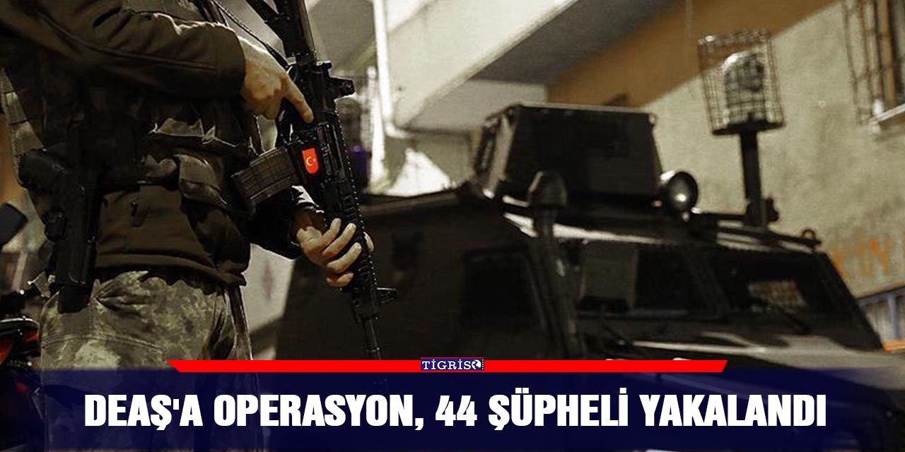 DEAŞ'a operasyon, 44 şüpheli yakalandı