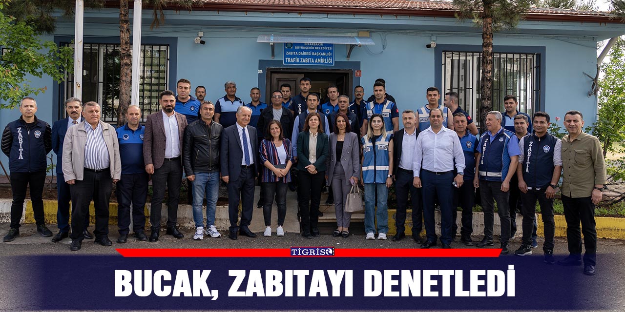 Bucak, zabıtayı denetledi