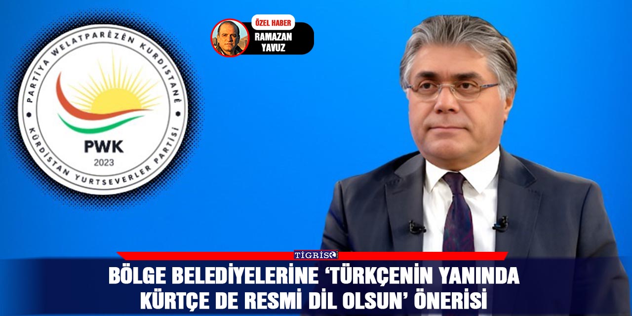Bölge belediyelerine ‘Türkçenin yanında Kürtçe de resmi dil olsun’ önerisi