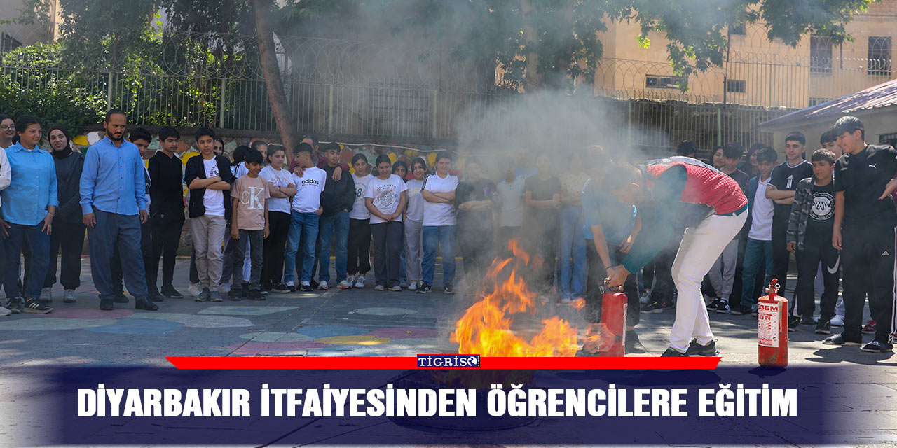 Diyarbakır itfaiyesinden öğrencilere eğitim