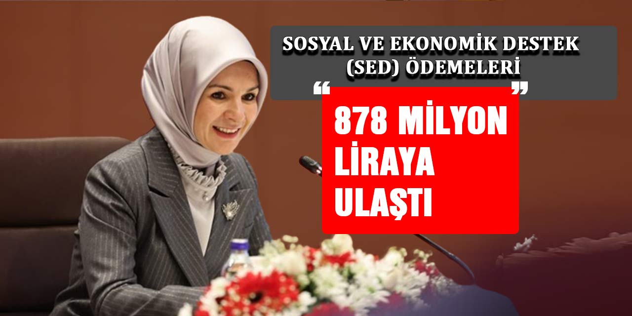 Sosyal ve Ekonomik Destek (SED) ödemeleri 878 milyon liraya ulaştı