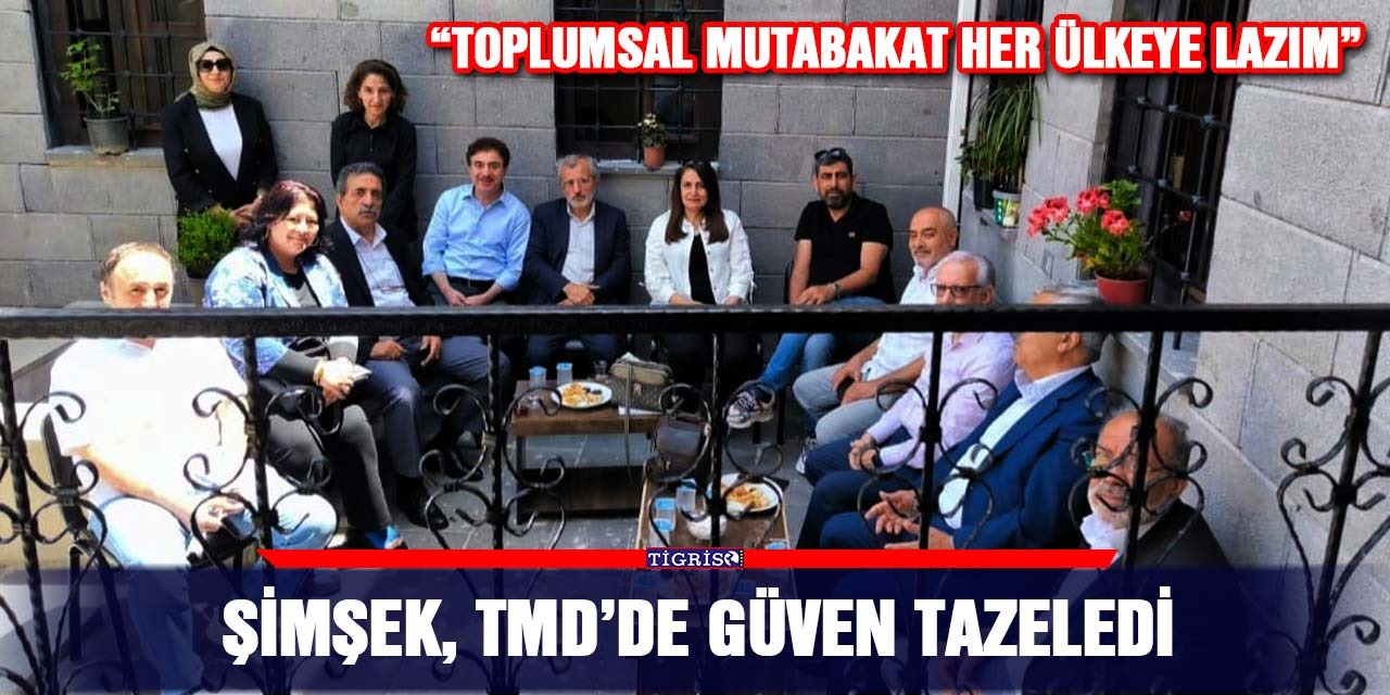 Şimşek, TMD’de güven tazeledi