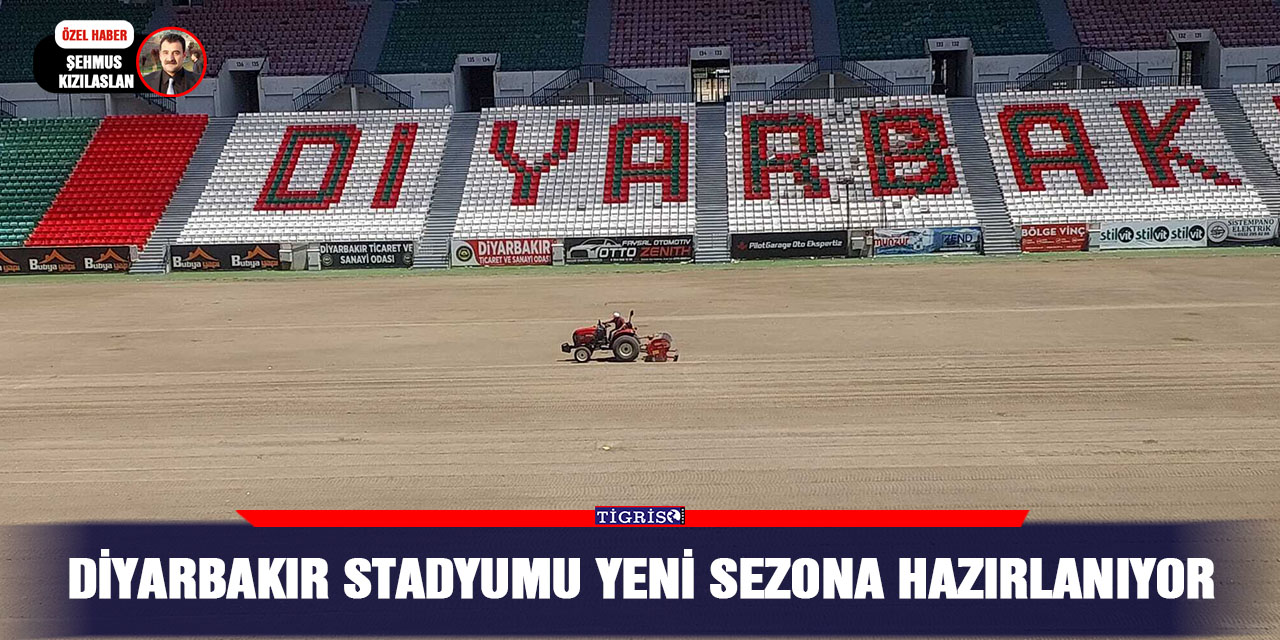 VİDEO - Diyarbakır stadyumu yeni sezona hazırlanıyor