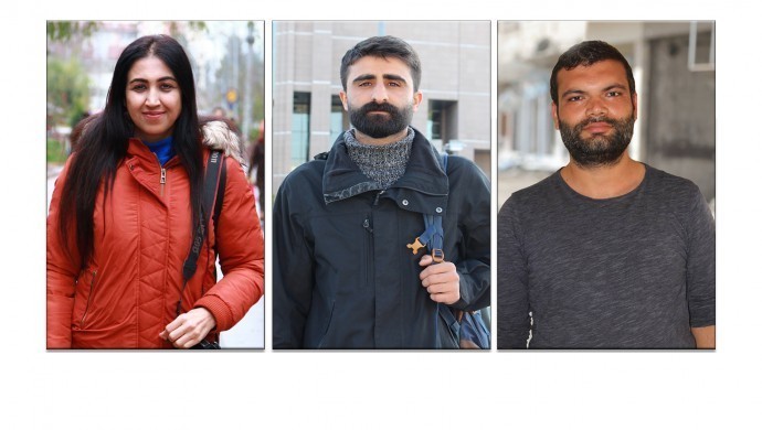 Üç gazeteci tahliye edildi