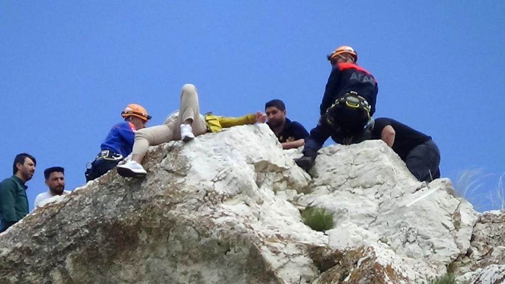 İntihar girişiminde bulunan şahıs baygınlık geçirdi