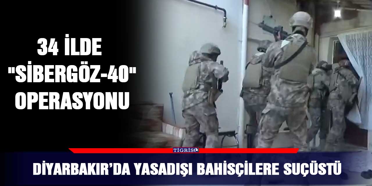 VİDEO - Diyarbakır’da yasadışı bahisçilere suçüstü
