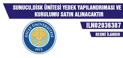 SUNUCU,DİSK ÜNİTESİ YEDEK YAPILANDRIMASI VE KURULUMU SATIN ALINACAKTIR