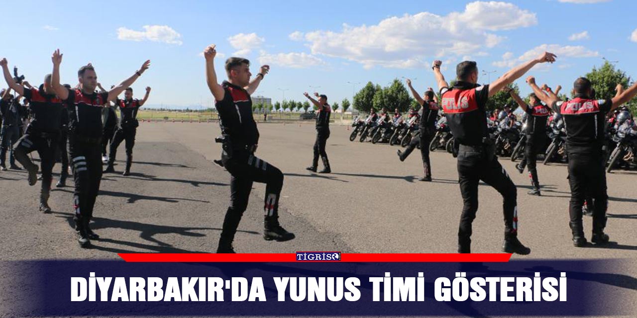 VİDEO - Diyarbakır'da Yunus timi gösterisi
