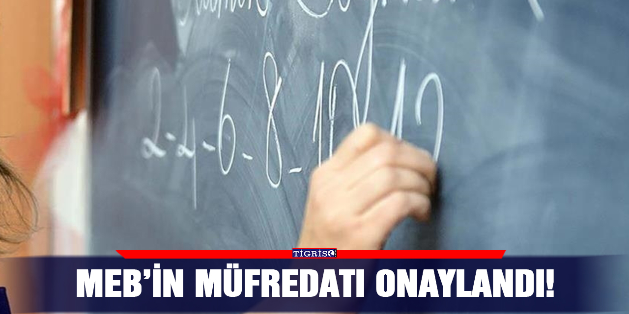 MEB’in müfredatı onaylandı!