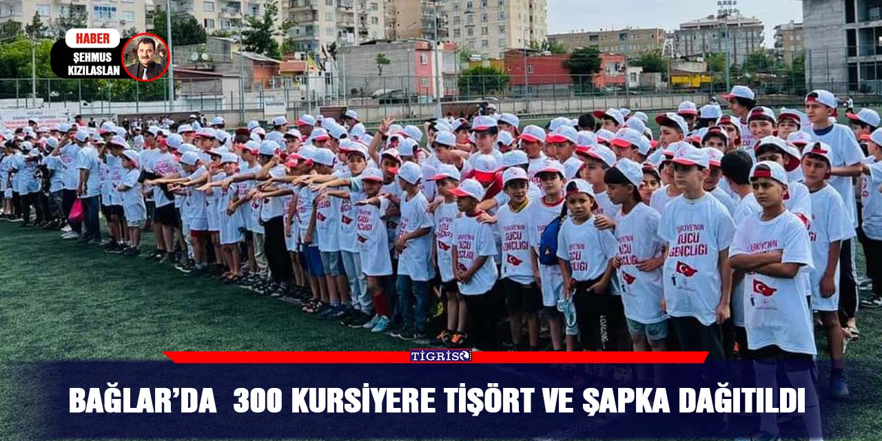 Bağlar’da  300 kursiyere tişört ve şapka dağıtıldı