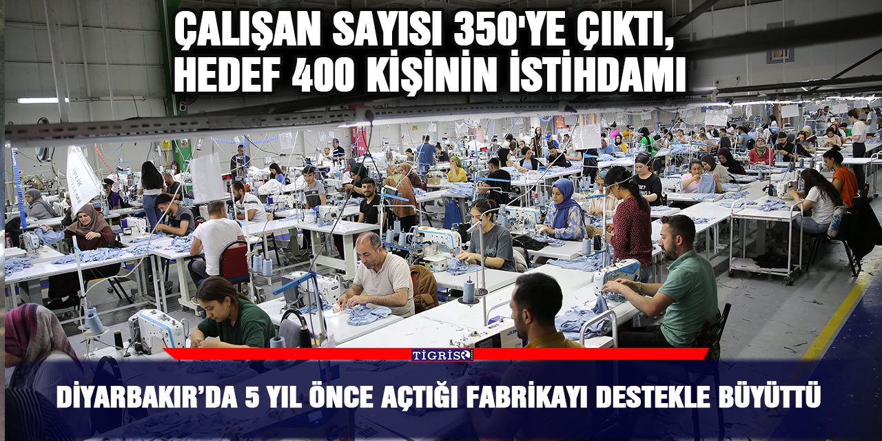 VİDEO - Diyarbakır’da 5 yıl önce açtığı fabrikayı destekle büyüttü