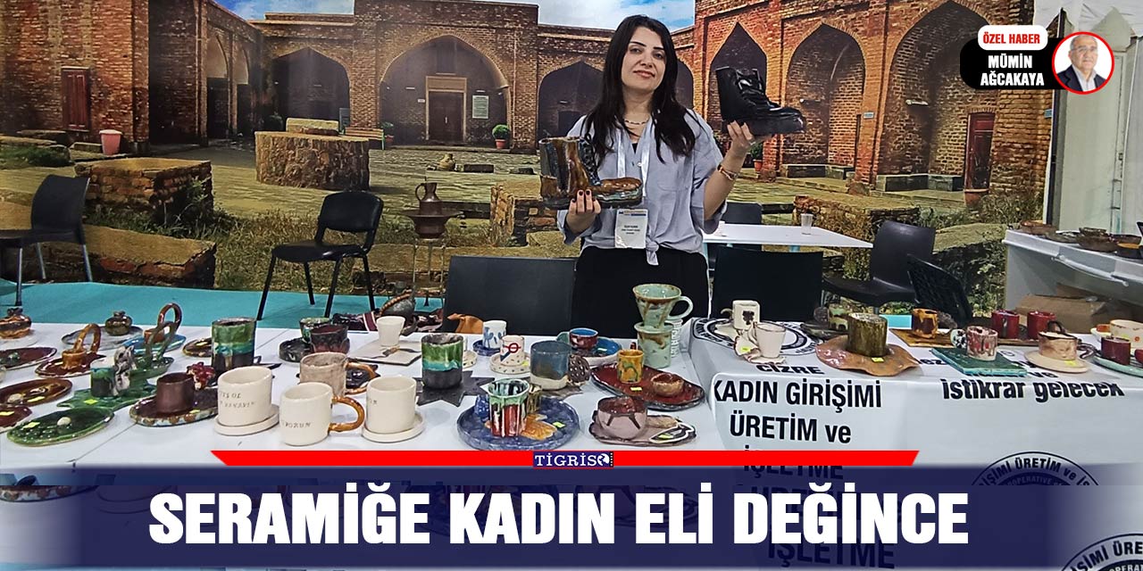 VİDEO - SERAMİĞE KADIN ELİ DEĞİNCE