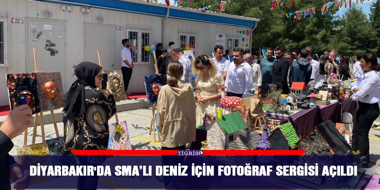 Diyarbakır'da SMA’lı Deniz için fotoğraf sergisi açıldı