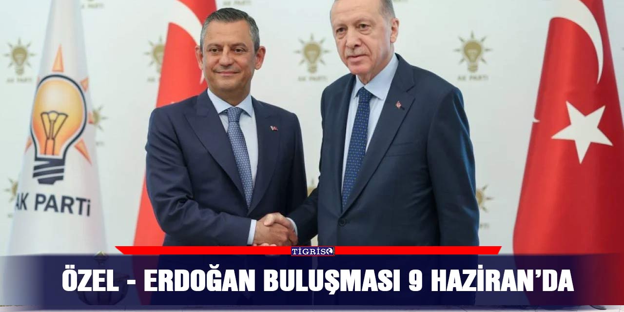 Özel-Erdoğan buluşması 9 Haziran’da