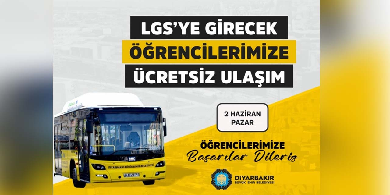 LGS’ye girecek öğrenciler için ulaşım ücretsiz