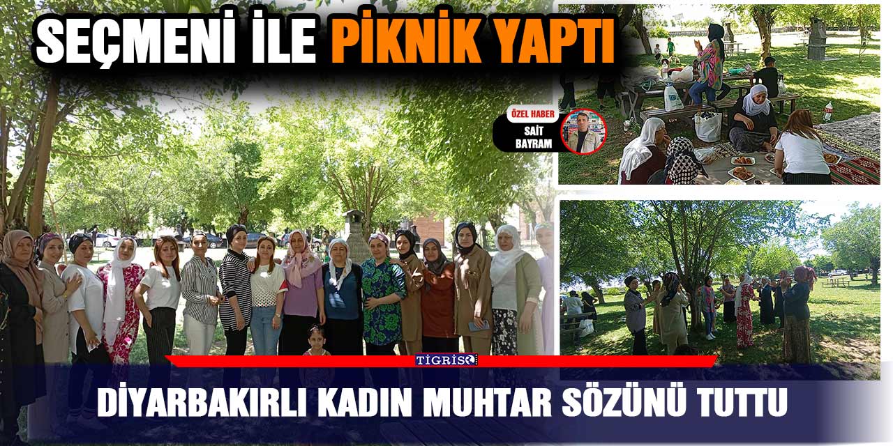 VİDEO - Diyarbakırlı kadın muhtar sözünü tuttu