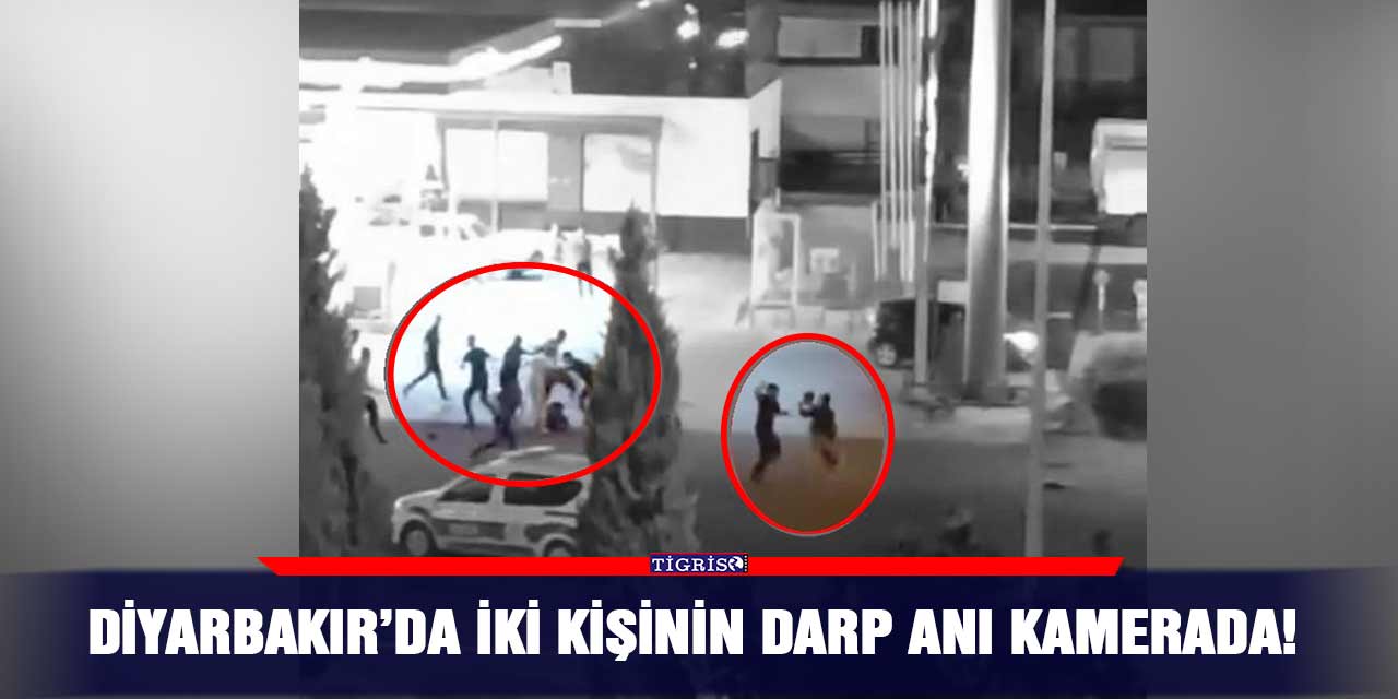 VİDEO - Diyarbakır’da iki kişinin darp anı kamerada!