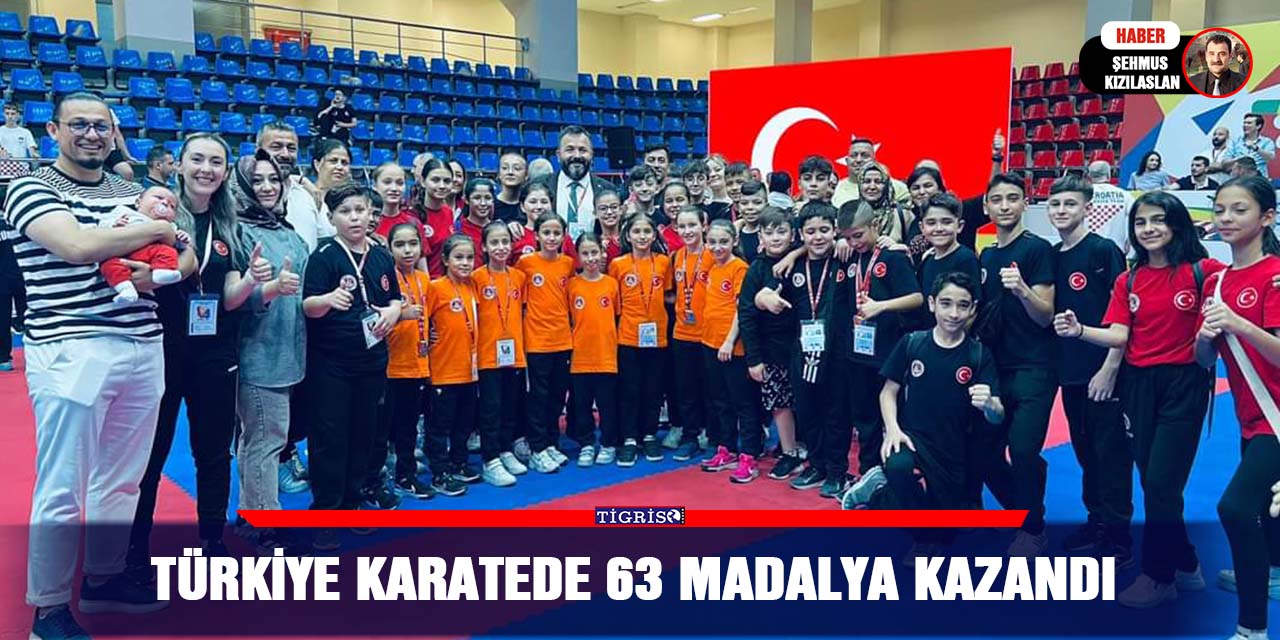 Türkiye Karatede 63 madalya kazandı