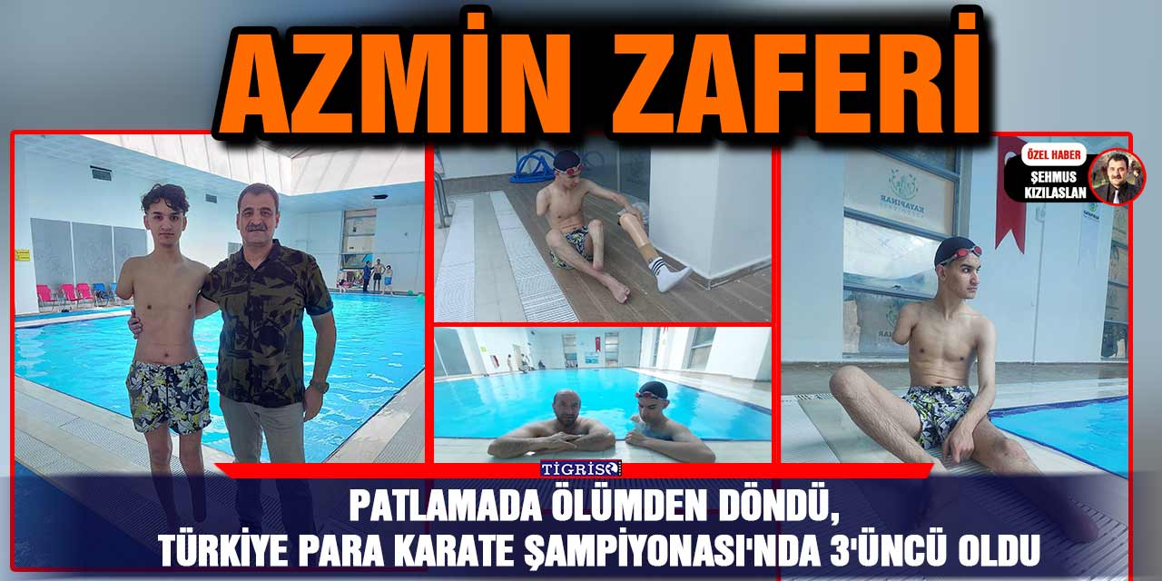 VİDEO - Patlamada ölümden döndü, Türkiye Para Karate Şampiyonası'nda 3'üncü oldu
