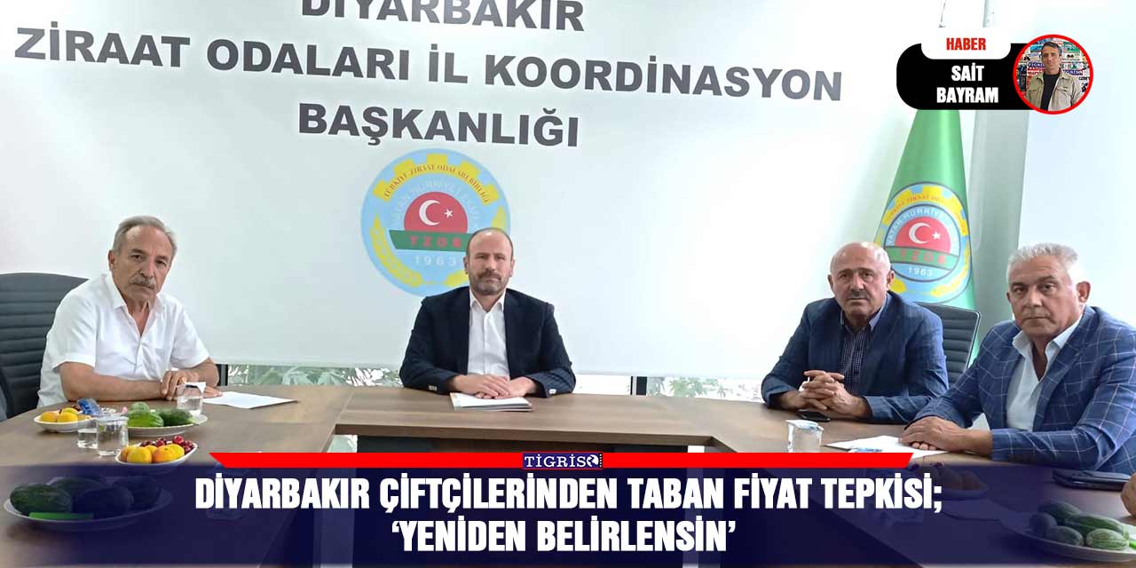 VİDEO - Diyarbakır çiftçilerinden taban fiyat tepkisi;  ‘Yeniden belirlensin’