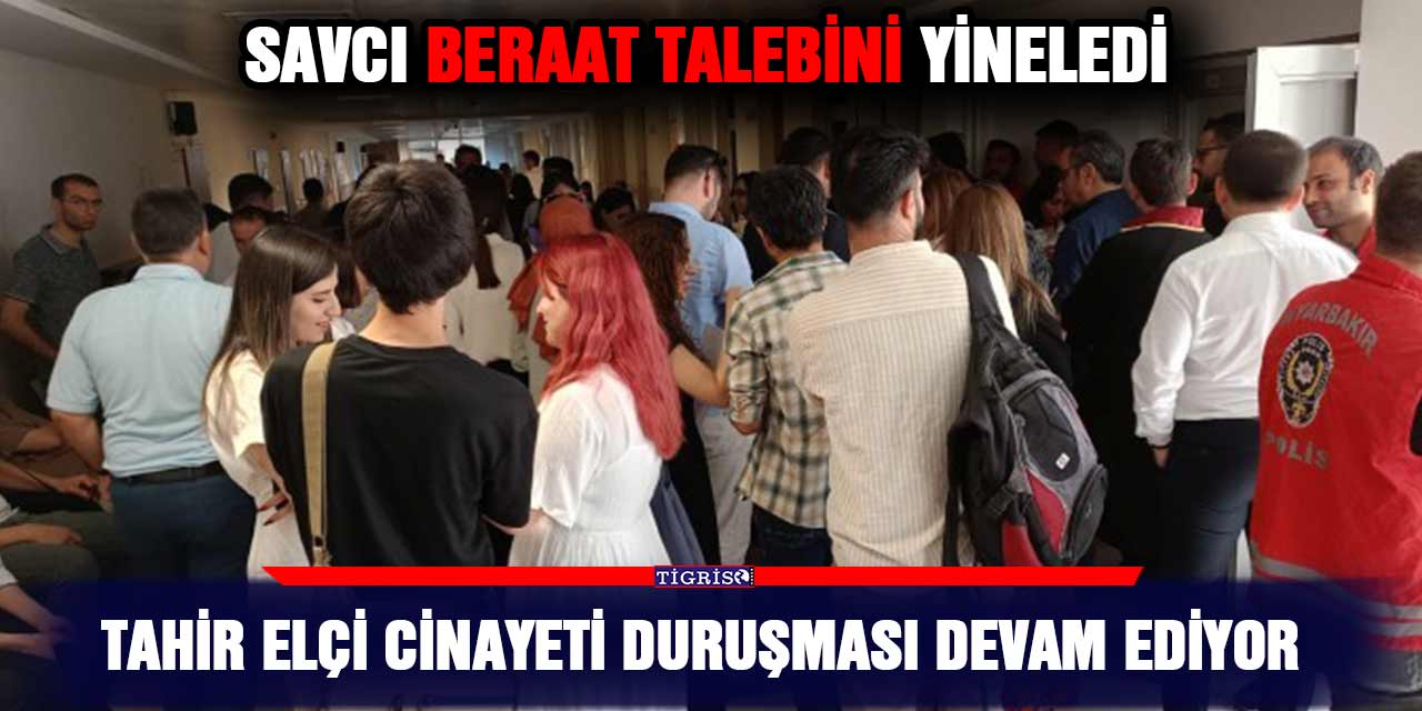 Tahir Elçi cinayeti duruşması devam ediyor