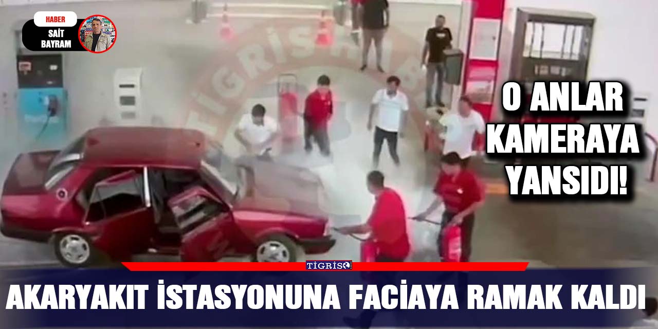 VİDEO - Akaryakıt istasyonuna faciaya ramak kaldı