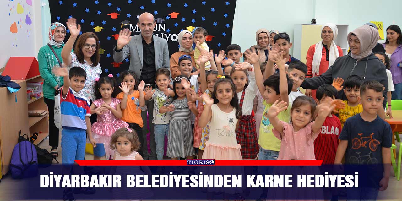 Diyarbakır Belediyesinden karne hediyesi
