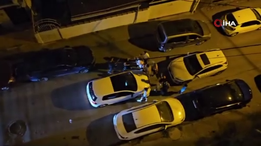 Tekmeli yumruklu ters yön kavgası