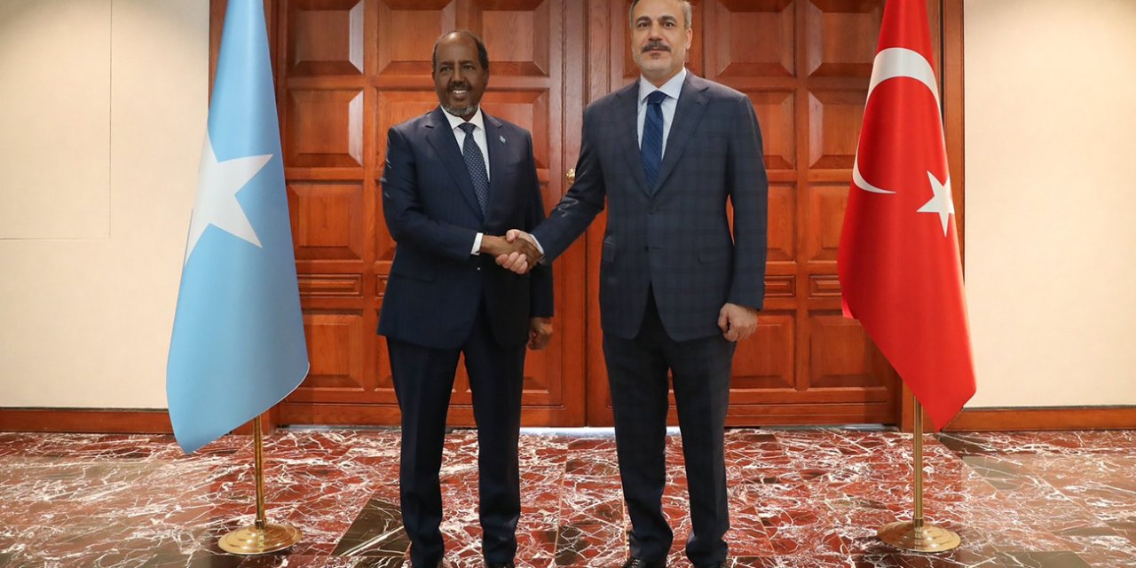 Bakan Fidan, Somali Cumhurbaşkanı Mahmud ile görüştü