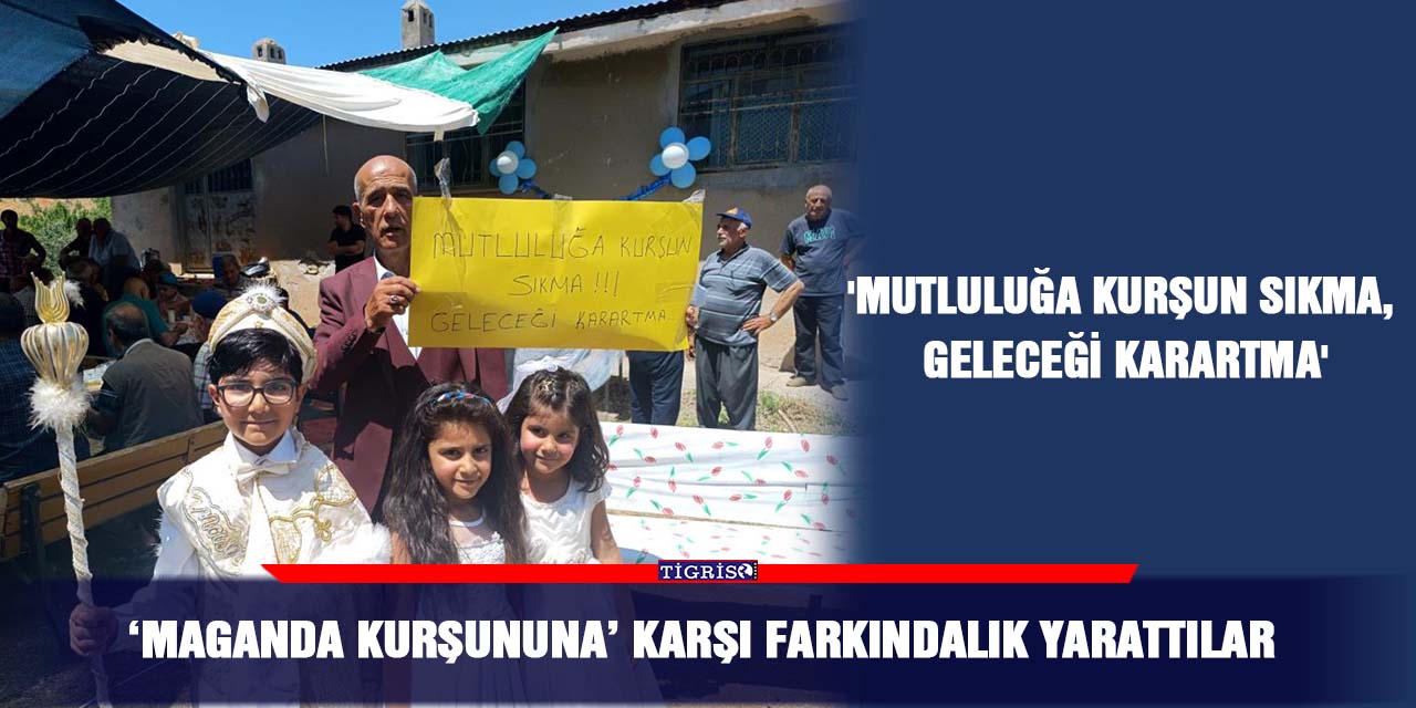 ‘Maganda kurşununa’ karşı farkındalık yarattılar
